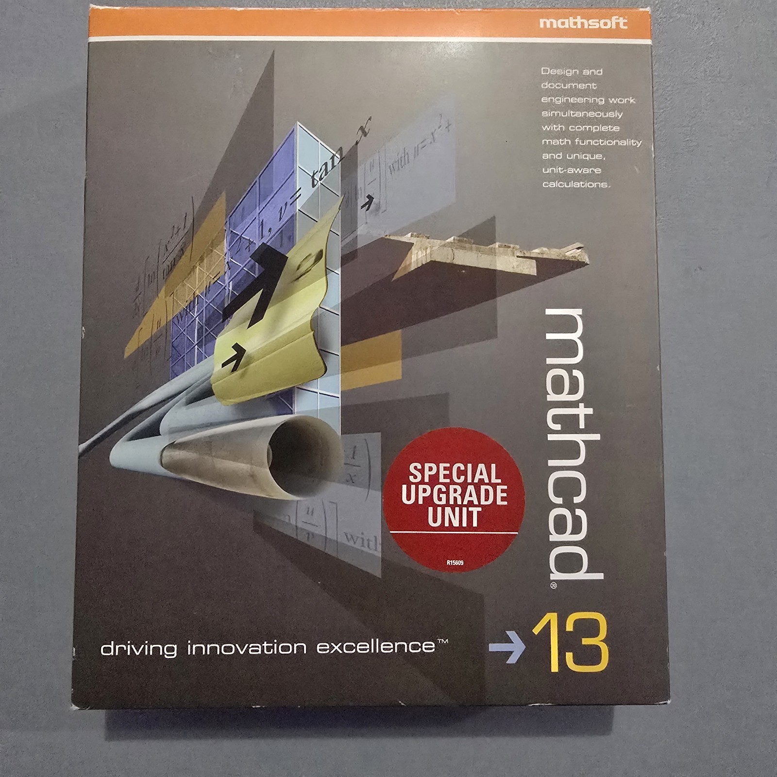 Vintage Mathsoft Mathcad 13 Special Upgrade Unit Suite w/ Add-On Discs & Key