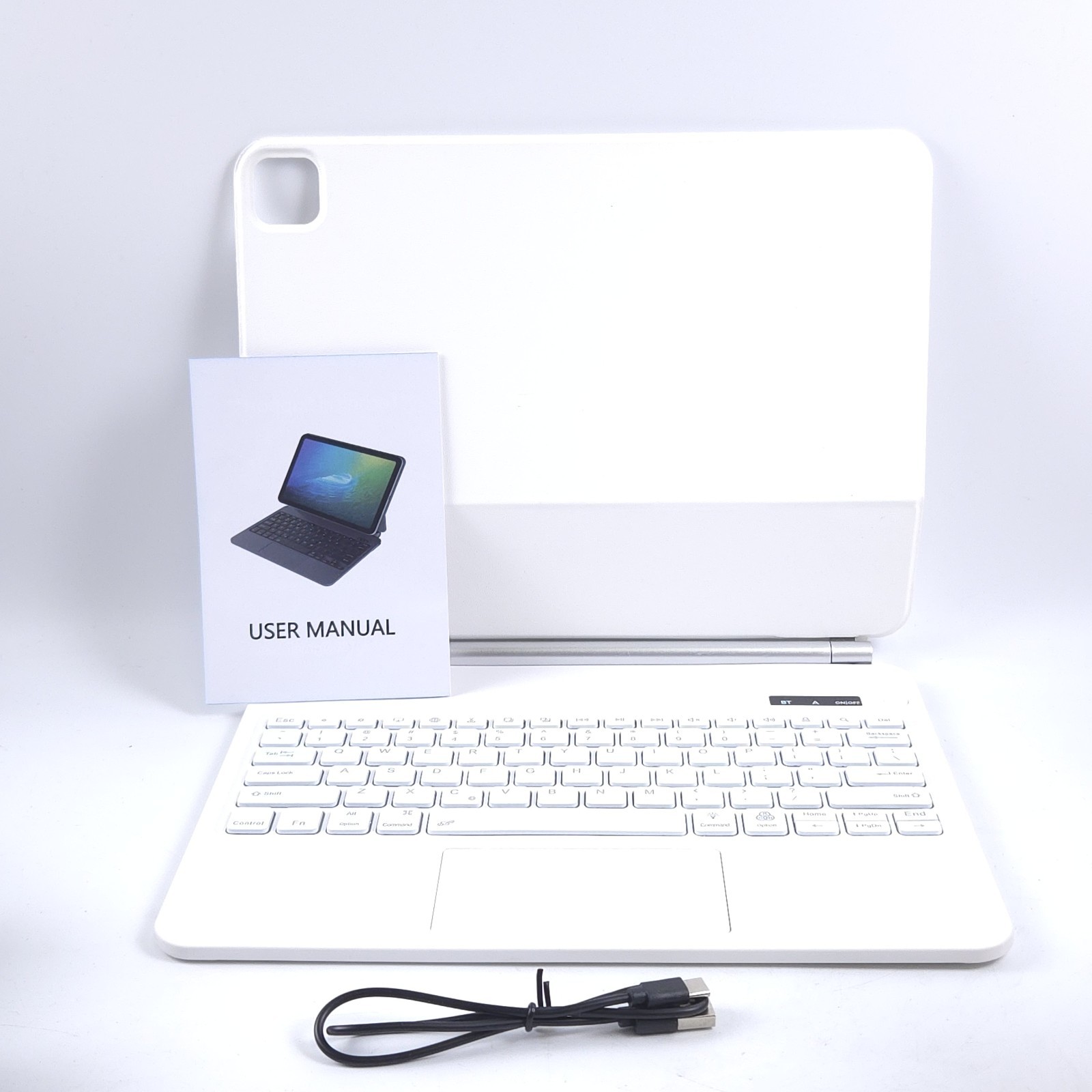 Wireless Keyboard Trackpad Case for iPad air Pro 13 Inch M3/M2 2024 Pro 12.9" 
