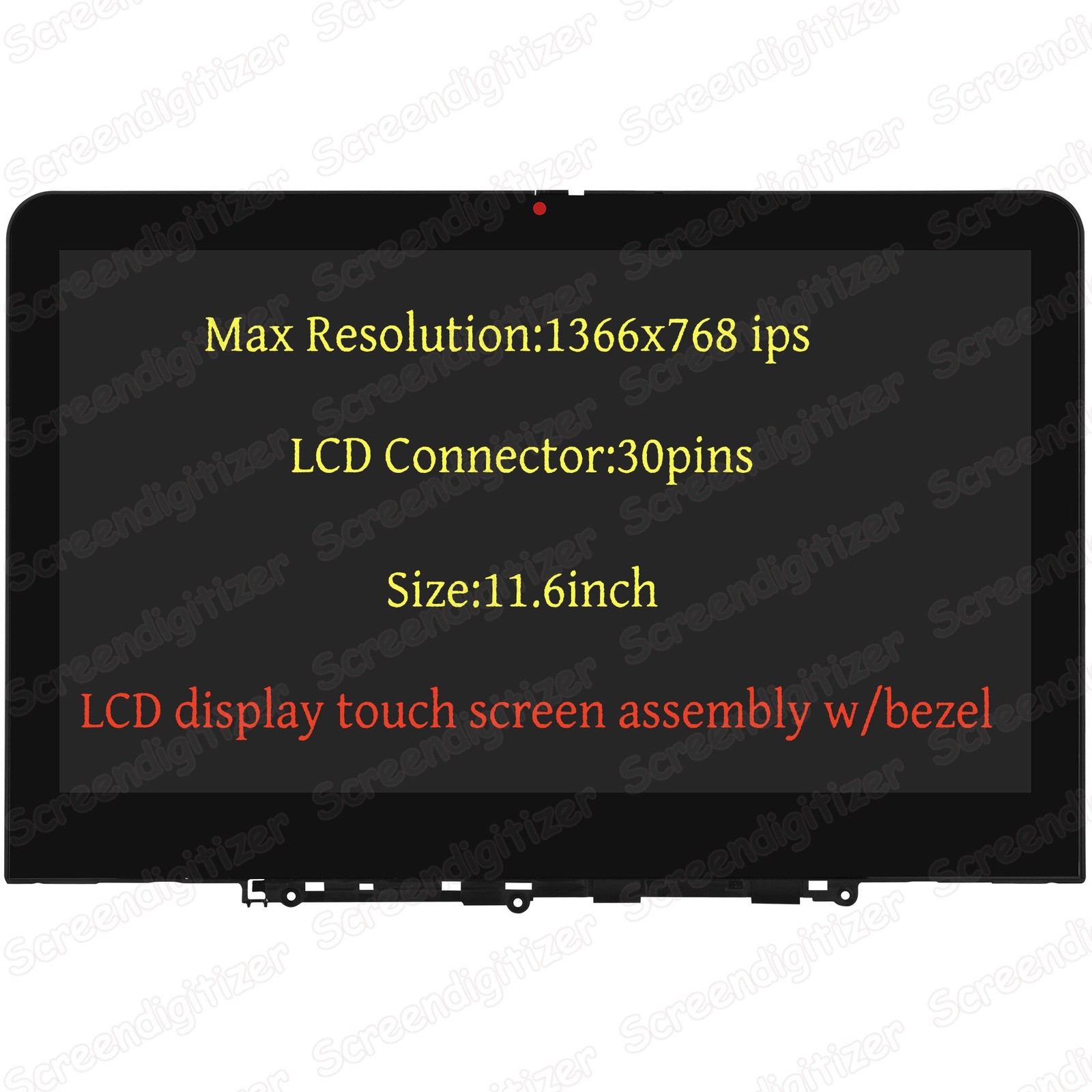 For Lenovo 500e Chromebook Gen 4S Laptops Lcd Touch Screen w/ Bezel 5M11Q54434