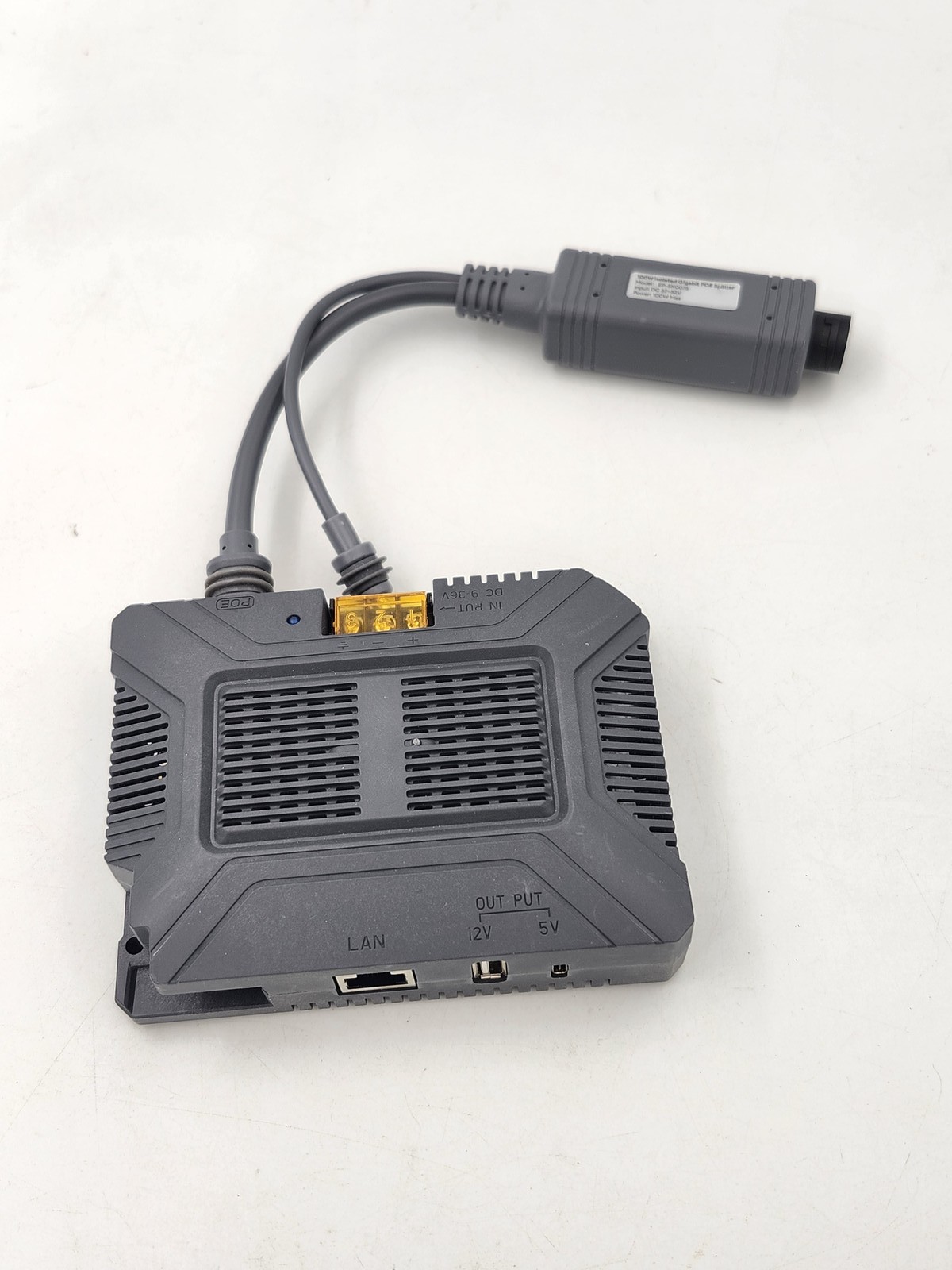 EDUP EP-SK0057-RJ45 5-in-1 150W GigE PoE Injector for Starlink Mini Gray