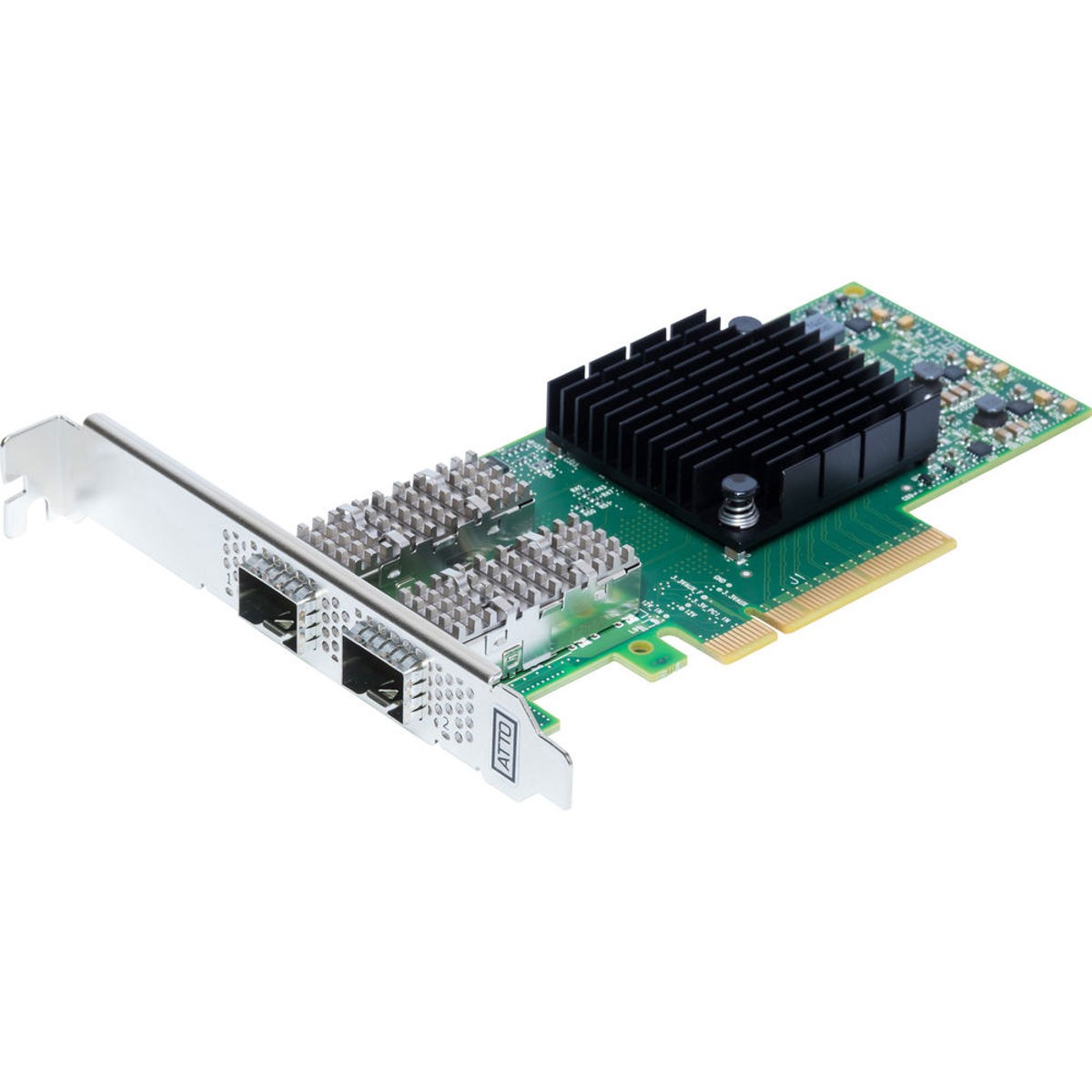 ATTO Technology FastFrame N322 SFP28 Dual Port 25GbE PCIe 3.0 Network Adapter