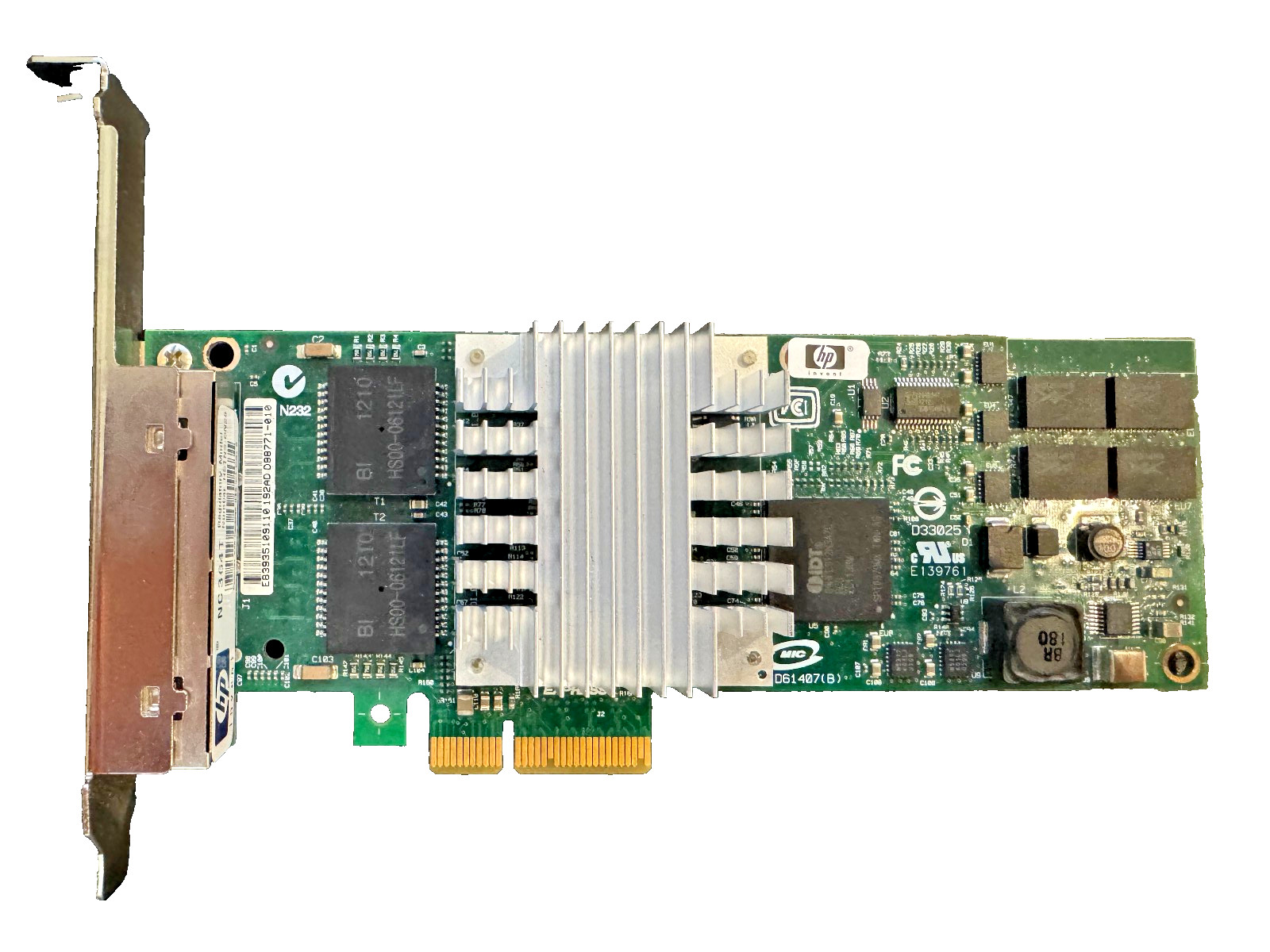 HP ProLiant NC364T PCI-e Quad Gigabit Server Adapter 436431-001 DL/ML/SL, Tested
