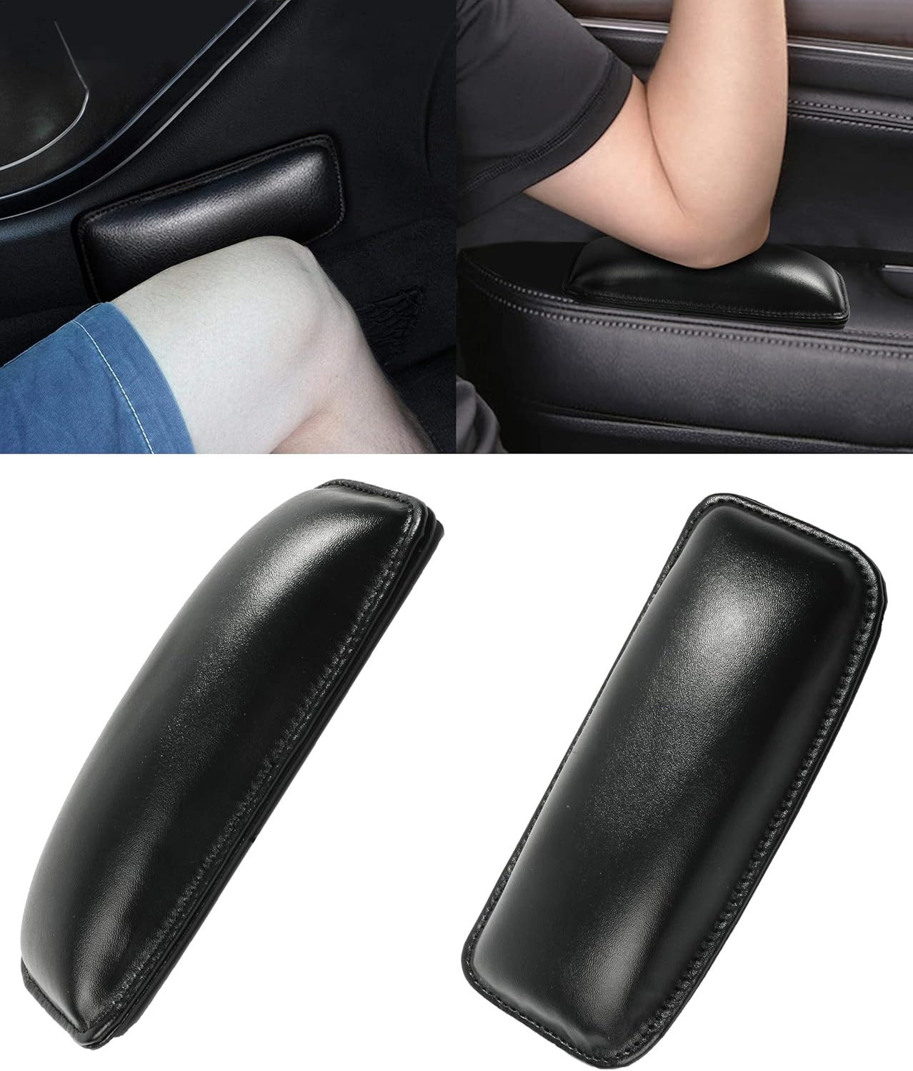 YAKEFLY 2 Pack Soft Car Center Console Knee Leg Elbow Cushion Pad,Universal