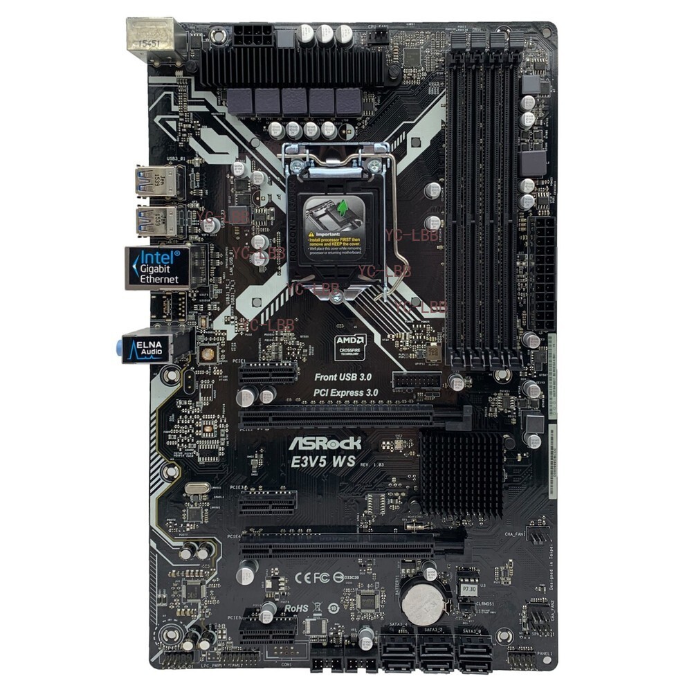 ASRock LGA1151 Motherboard E3V5 WS Intel C232 DDR4 for 6/7th Intel Core i7/i5/i3
