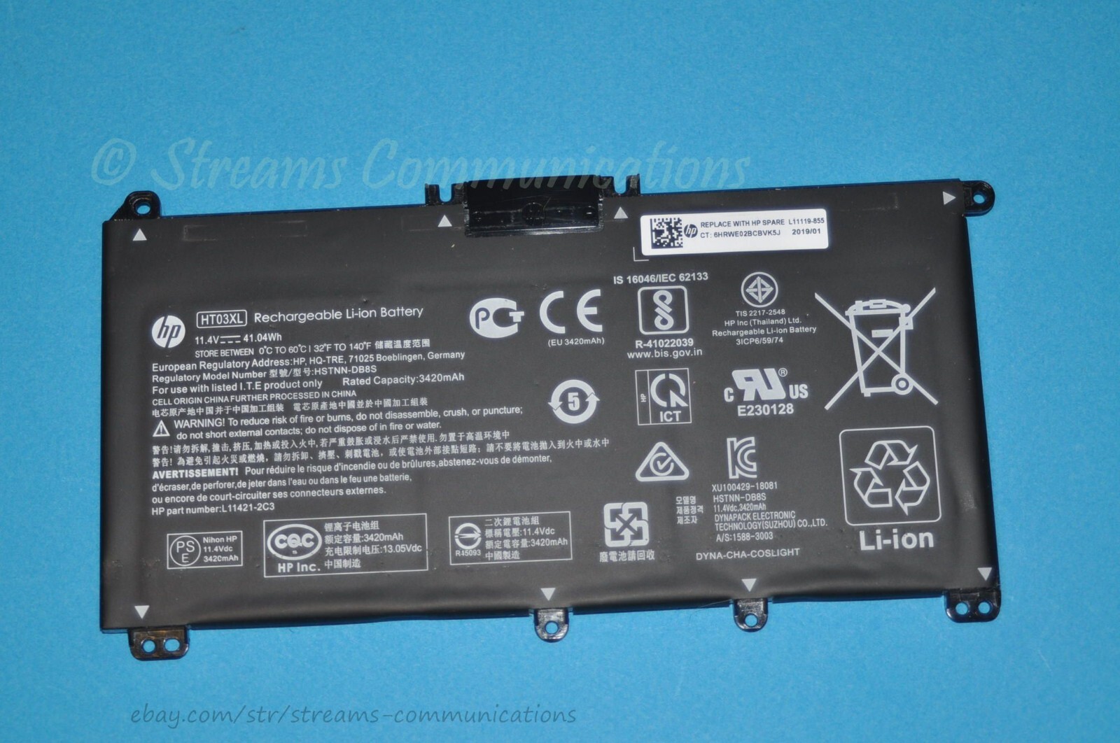 HP 14-cf0006dx 14-cf0008ca 14-cf0010ca 14-cf0010ds cf 14-cf0011ds Laptop Battery