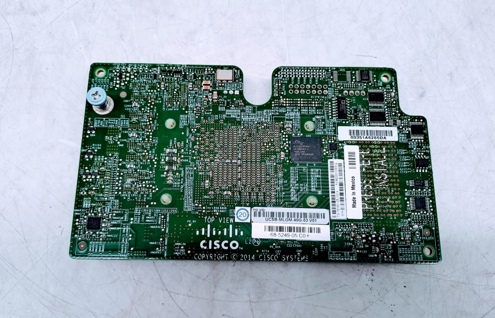Cisco UCSB-MLOM-40G-03 v01 40GbE Adapter for Blade Servers