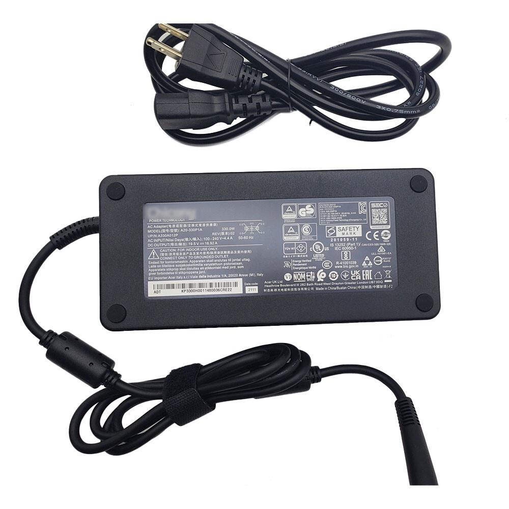 Adapter Charger & Power Cord 280W 330W For Acer Predator Helios 300 PH315-55 AC