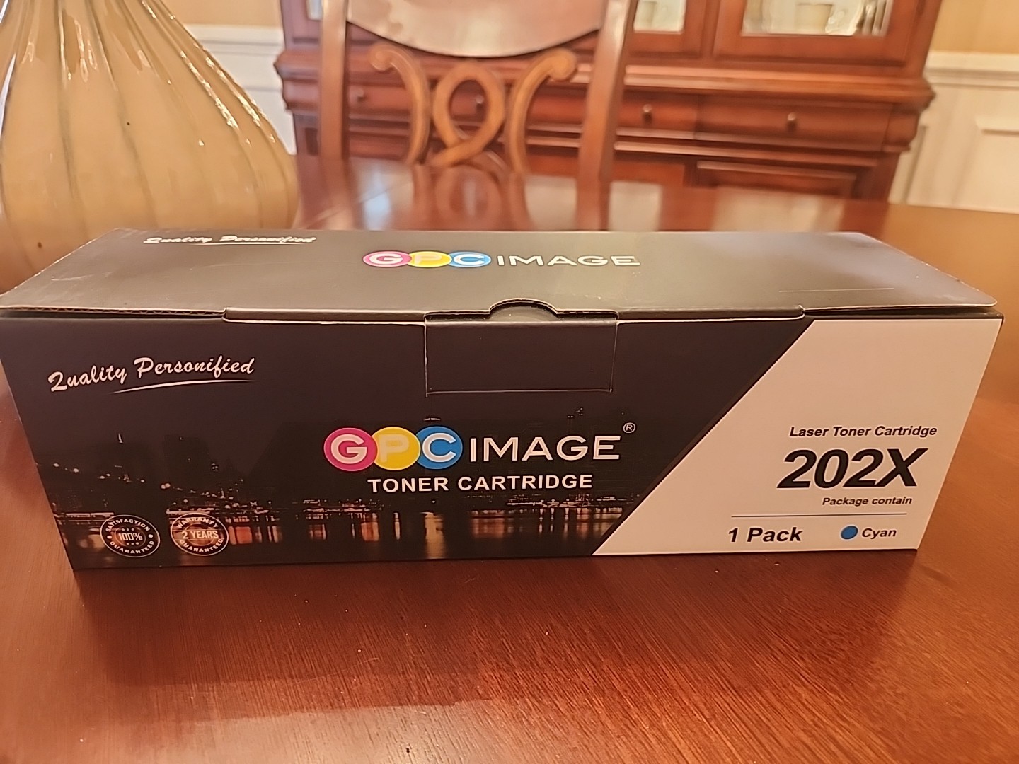 New Sealed GPC Image Compatible Toner Cartridge 202X for HP  Color CYAN
