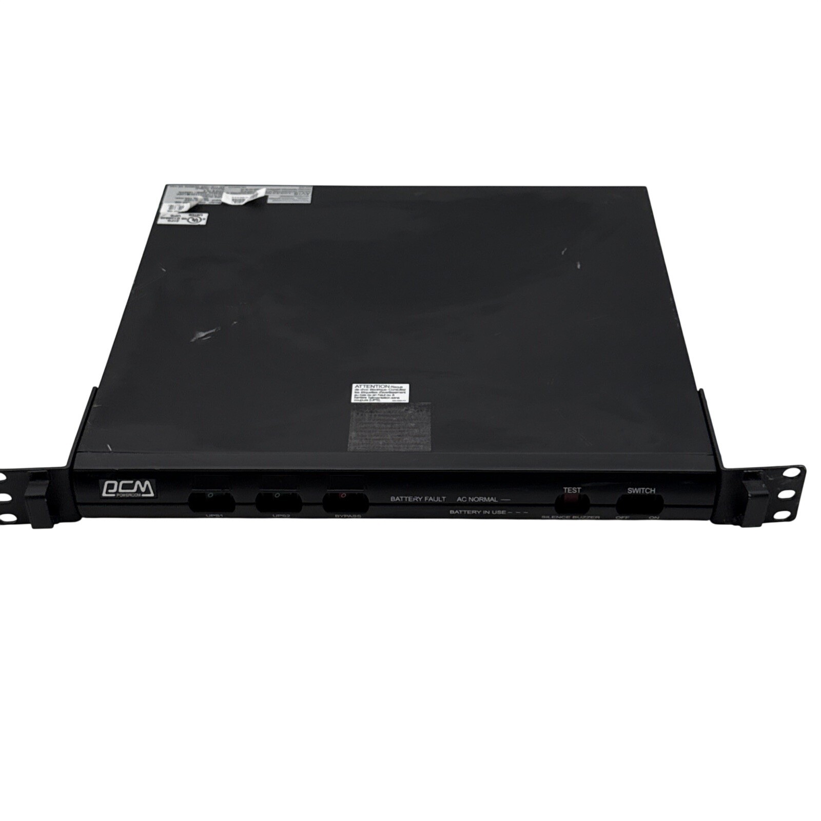 PCM Powercom King Pro KIN-1000AP RM 1U Rackmount UPS 1000VA 600W No Batteries 