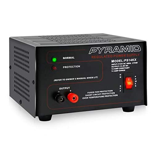 Pyramid PS14KX.5 Universal Compact Bench Power Supply - 12 Amp Linear Regulated