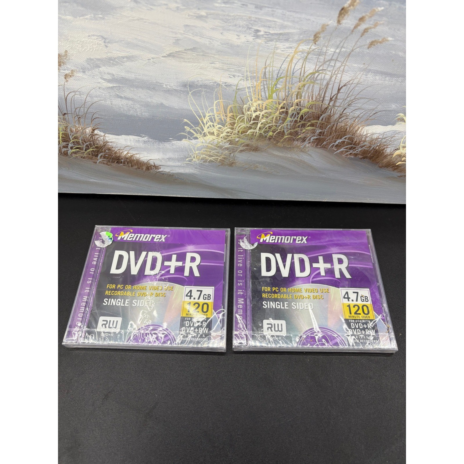 Memorex DVD+R 4.7GB 120 Minute Recordable Blank Media Discs 2 Pack Sealed