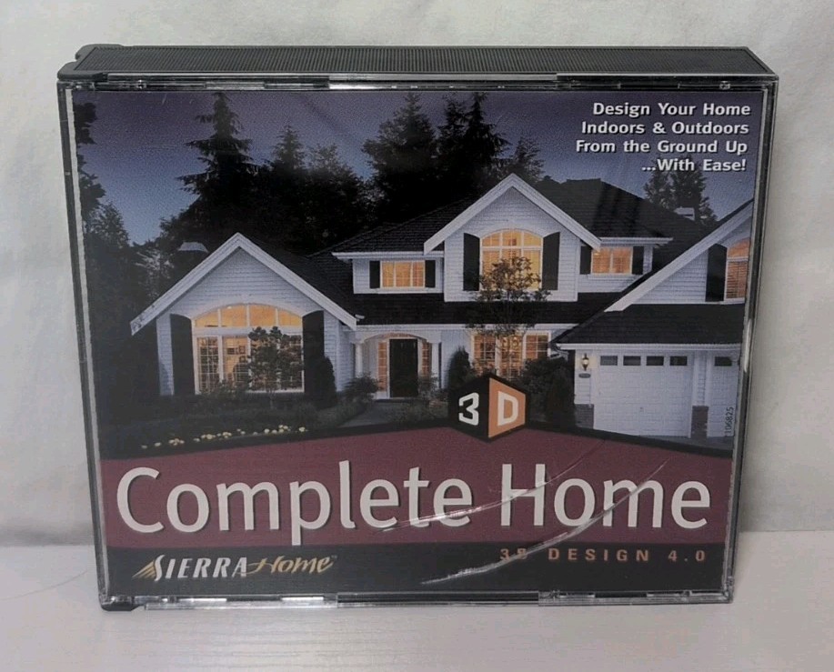 Sierra Complete Home 3D 4.0 PC CD-ROM B384