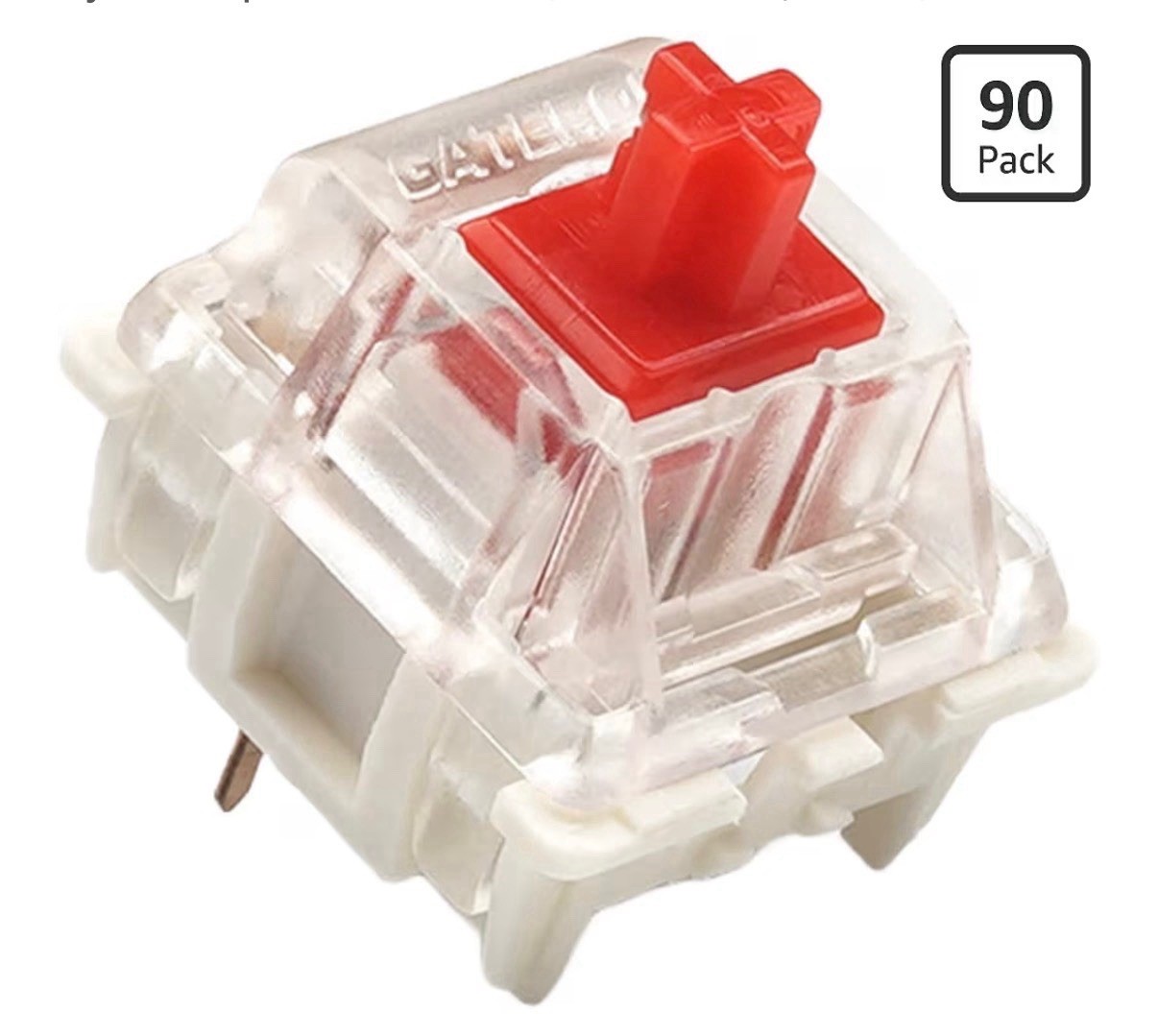 Ranked - Kailh Box Noble Red -Clicky Mechanical Keys 90 Pack