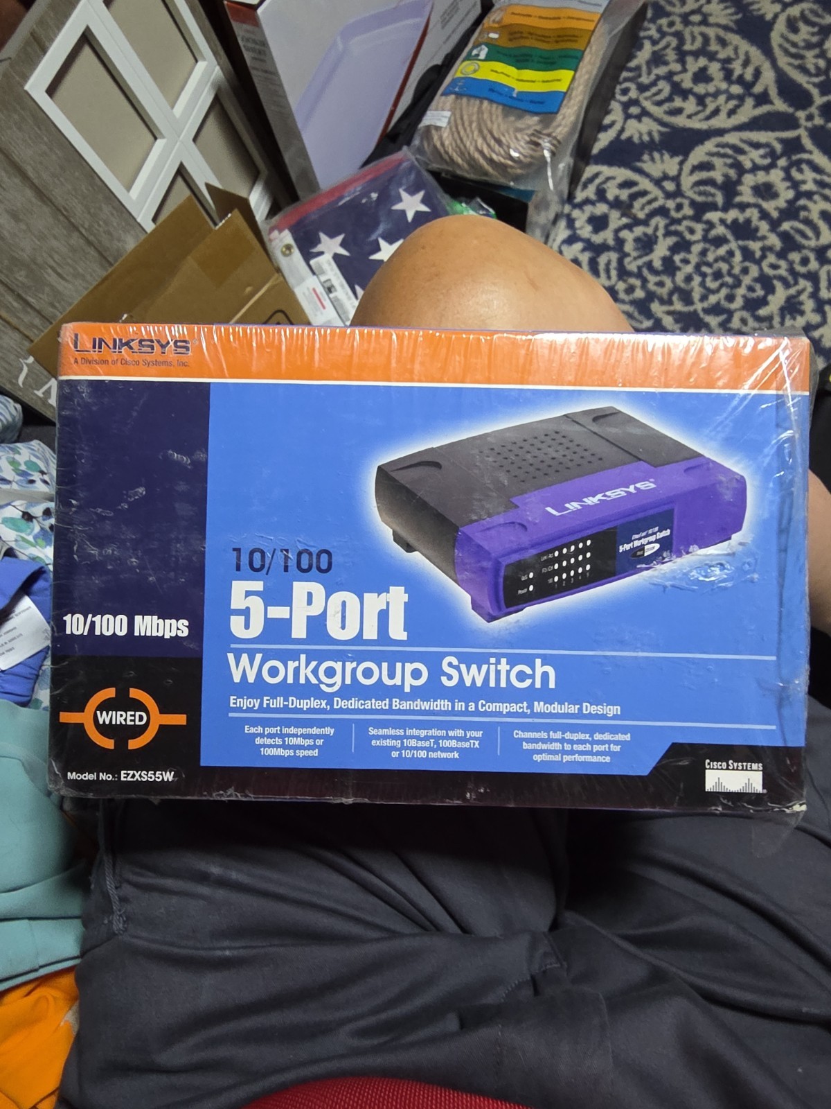 Linksys EtherFast 10/100 5-Port Workgroup Switch EZXS55W