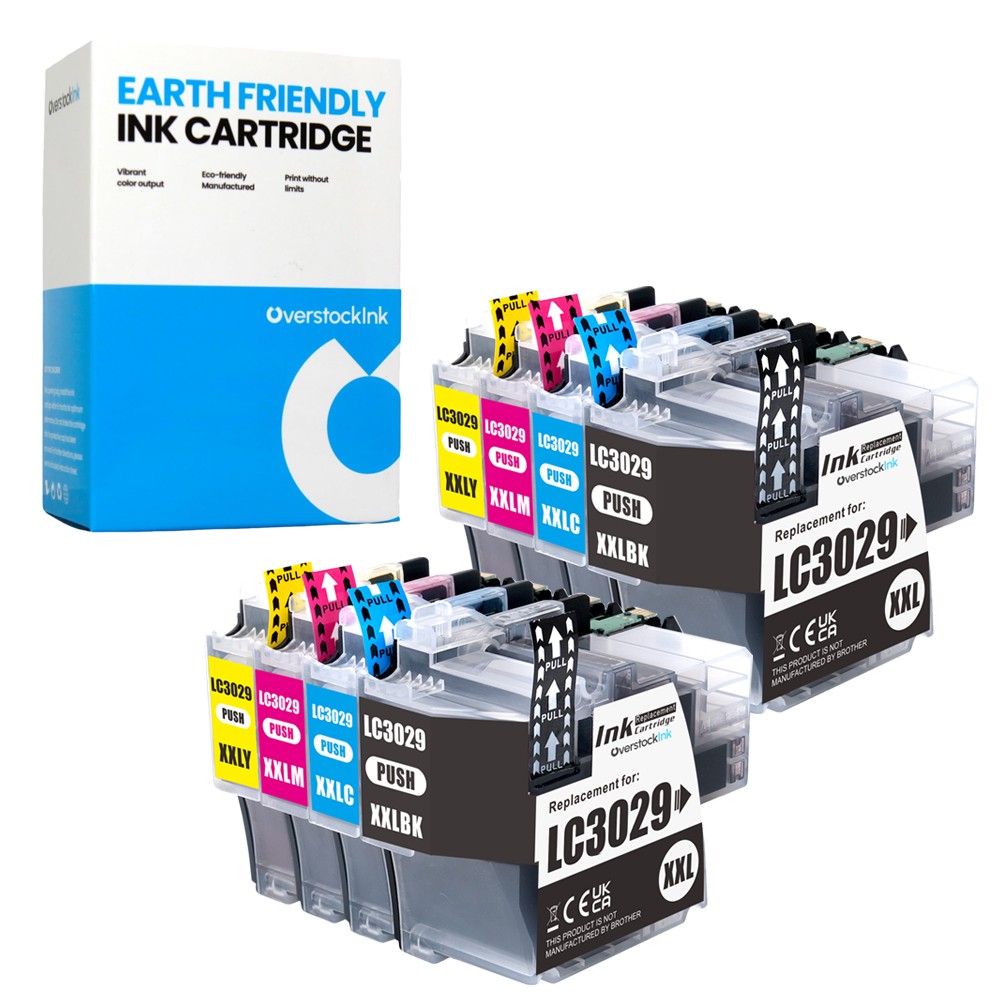 OSI Compatible 8-Pack LC3029 Printer Ink Cartridges fits Brother MFC-J5730DW