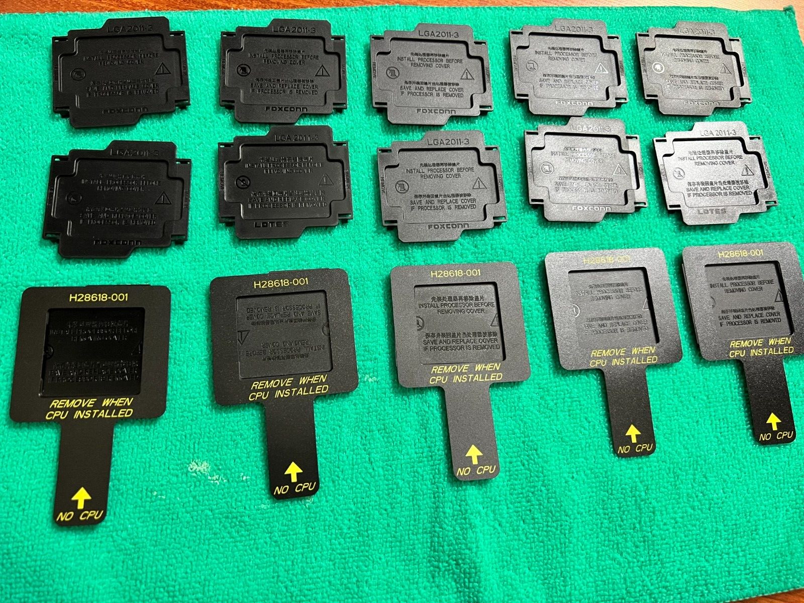 100x FOXCONN,LOTES  LGA2011-3 Intel CPU Socket Protector Cover LGA 2011-3,ORIGIN