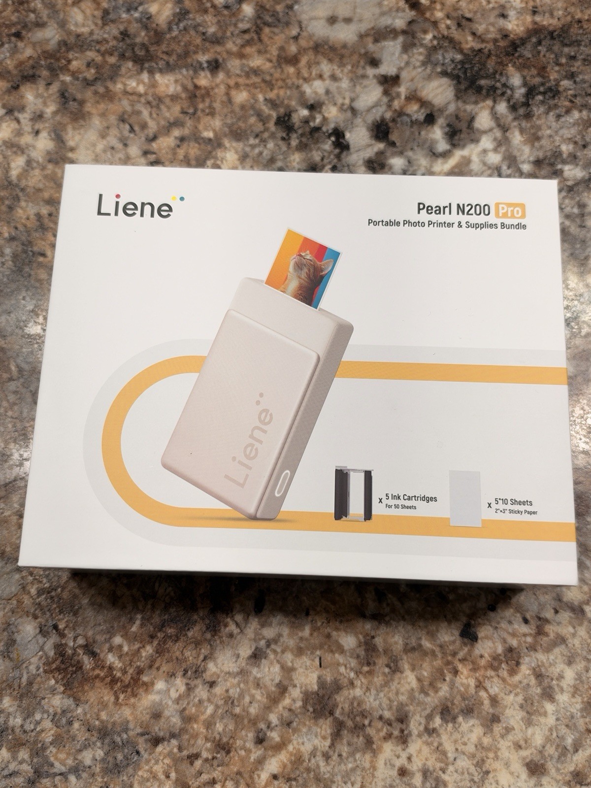 Liene Purple Portable Photo Printer N200 Pro