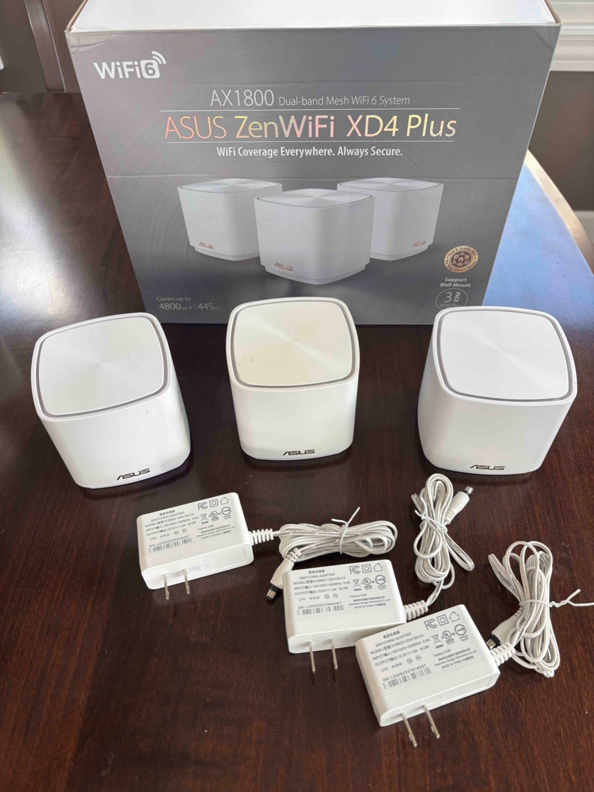 Asus ZenWifi XD4 Plus AX1800 - 3 Pack Used