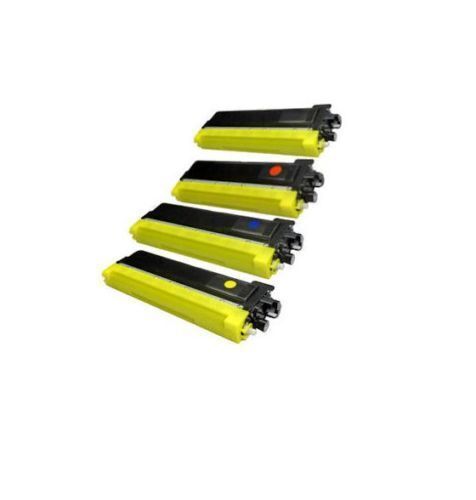 4 Color Pack For Brother TN210 Compatible Toner Cartridge Set TN210BK/C/Y/M USED