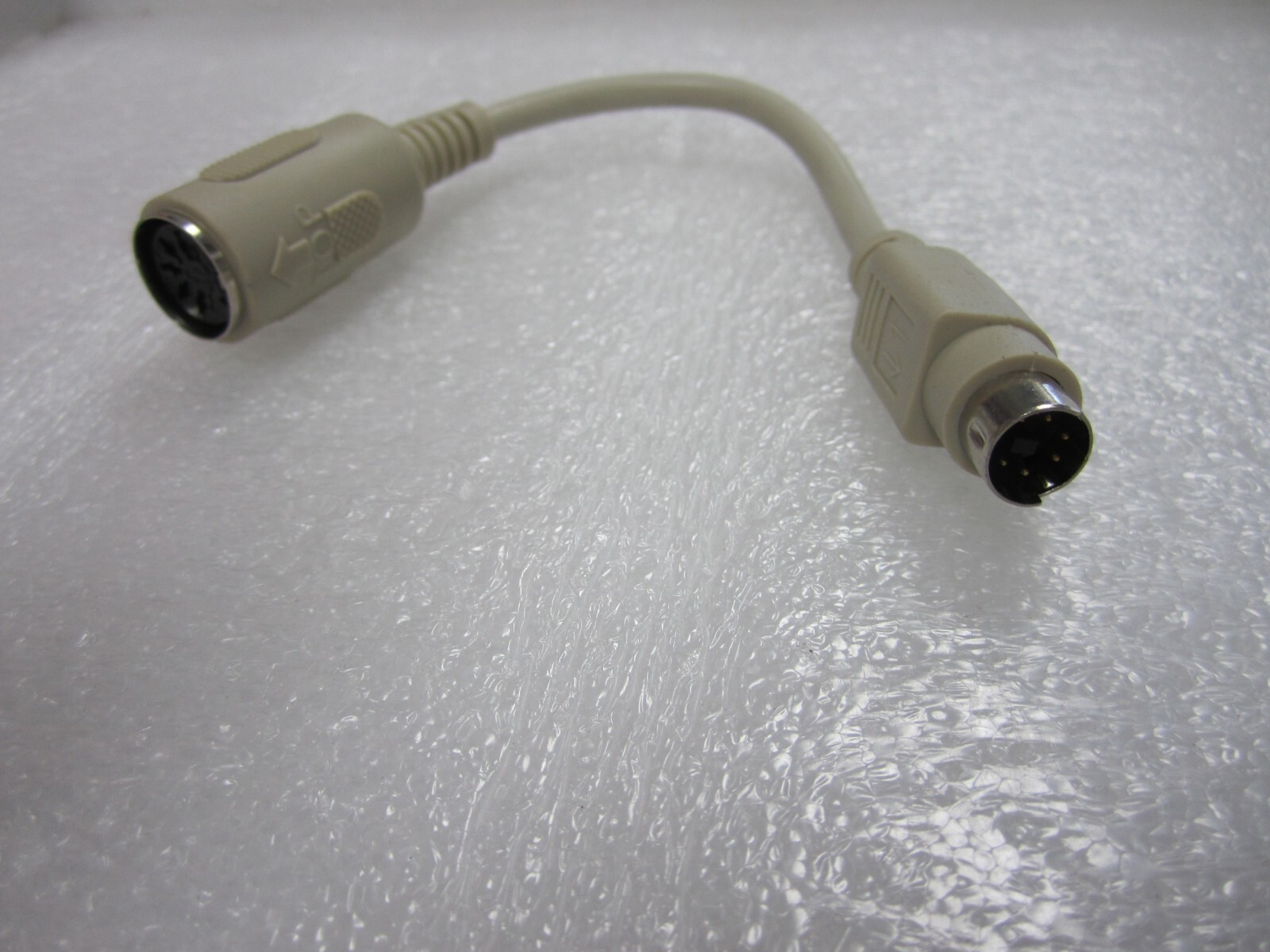 6" DIN5 AT Female to Mini DIN6 MDIN6 PS/2 Male Keyboard Adapter Converter PC Mac