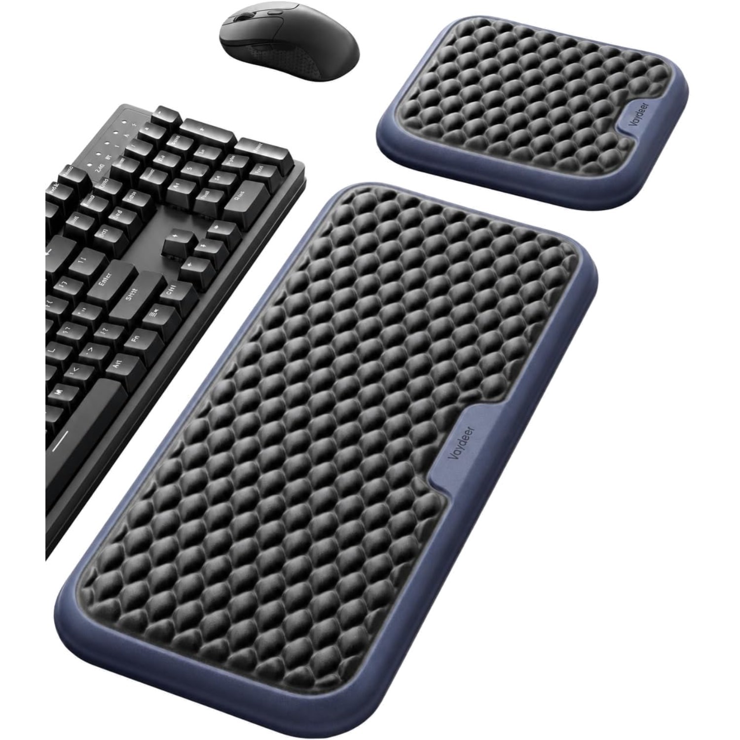 Extra Large Non-slip Wrist Supports for Keyboard & Mouse - Gaming & Office Use