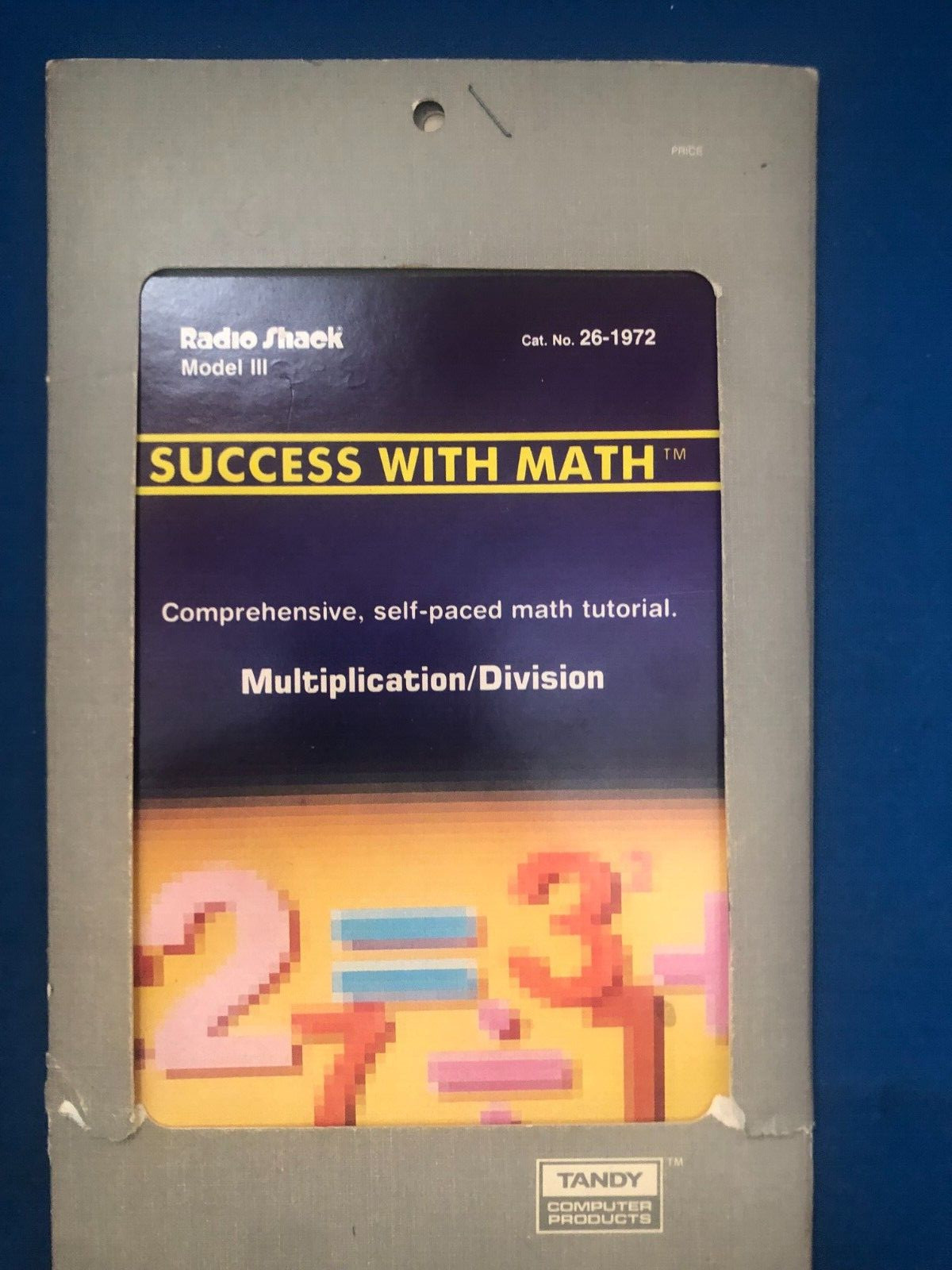 VINTAGE Radio Shack Success w\ Math # 26-1972 Model 3 PC Floppy RARE Tandy Comp.