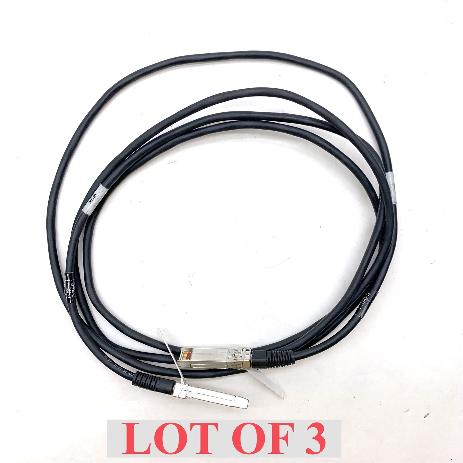HP DAC Direct Attach Cable SFP+ 3M/9.8ft 10GBase Twinax Copper 487657-001 Lot 3
