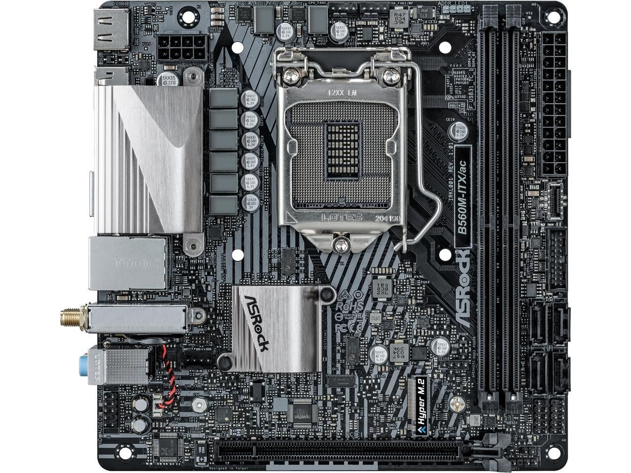 ASRock B560M-ITX/AC Mini LGA1200 ITX Motherboard