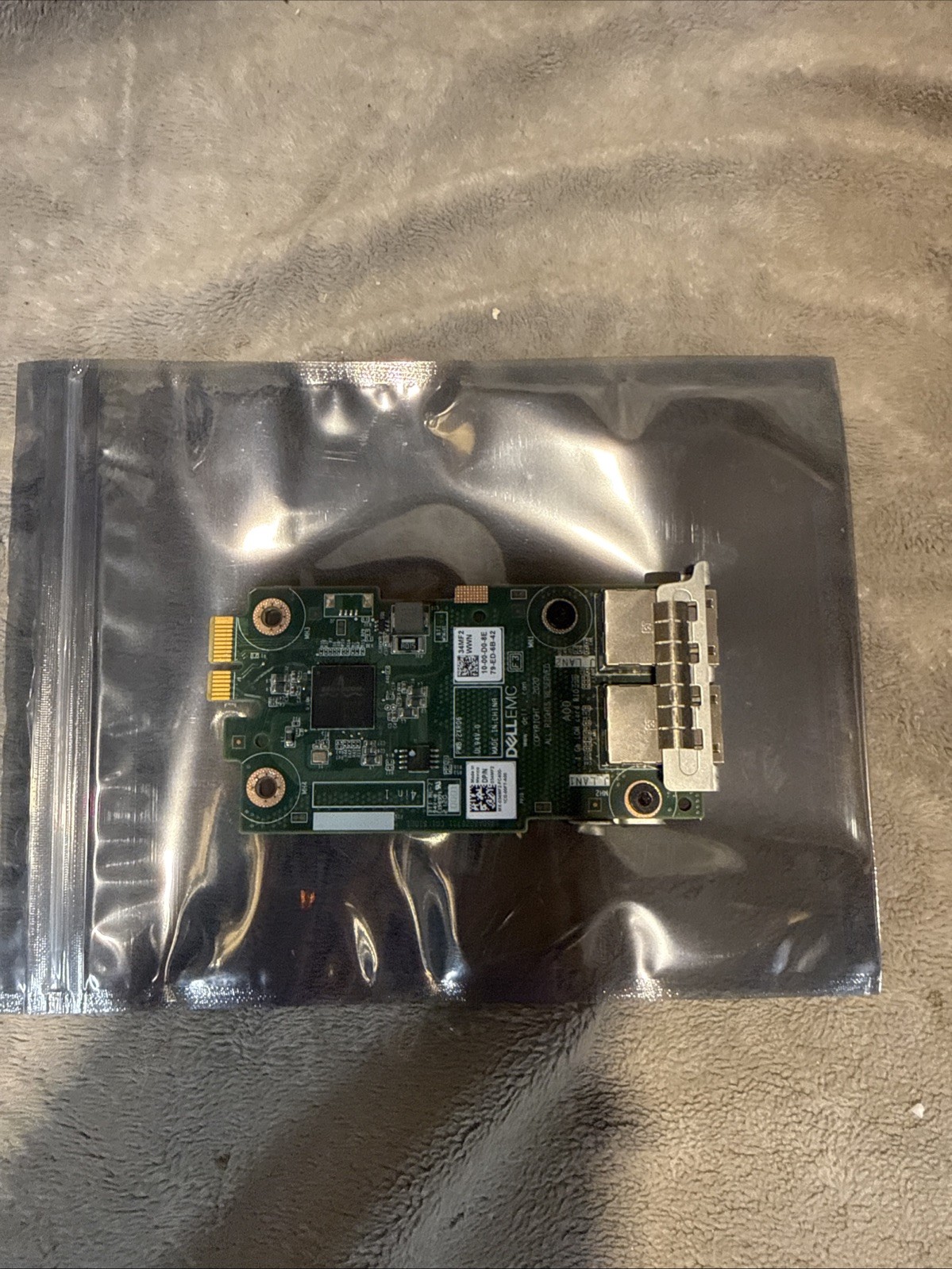 Dell 34MF2 Broadcom 5720 Dual Port 1GB RJ-45 LOM Card for PowerEdge R650 R750