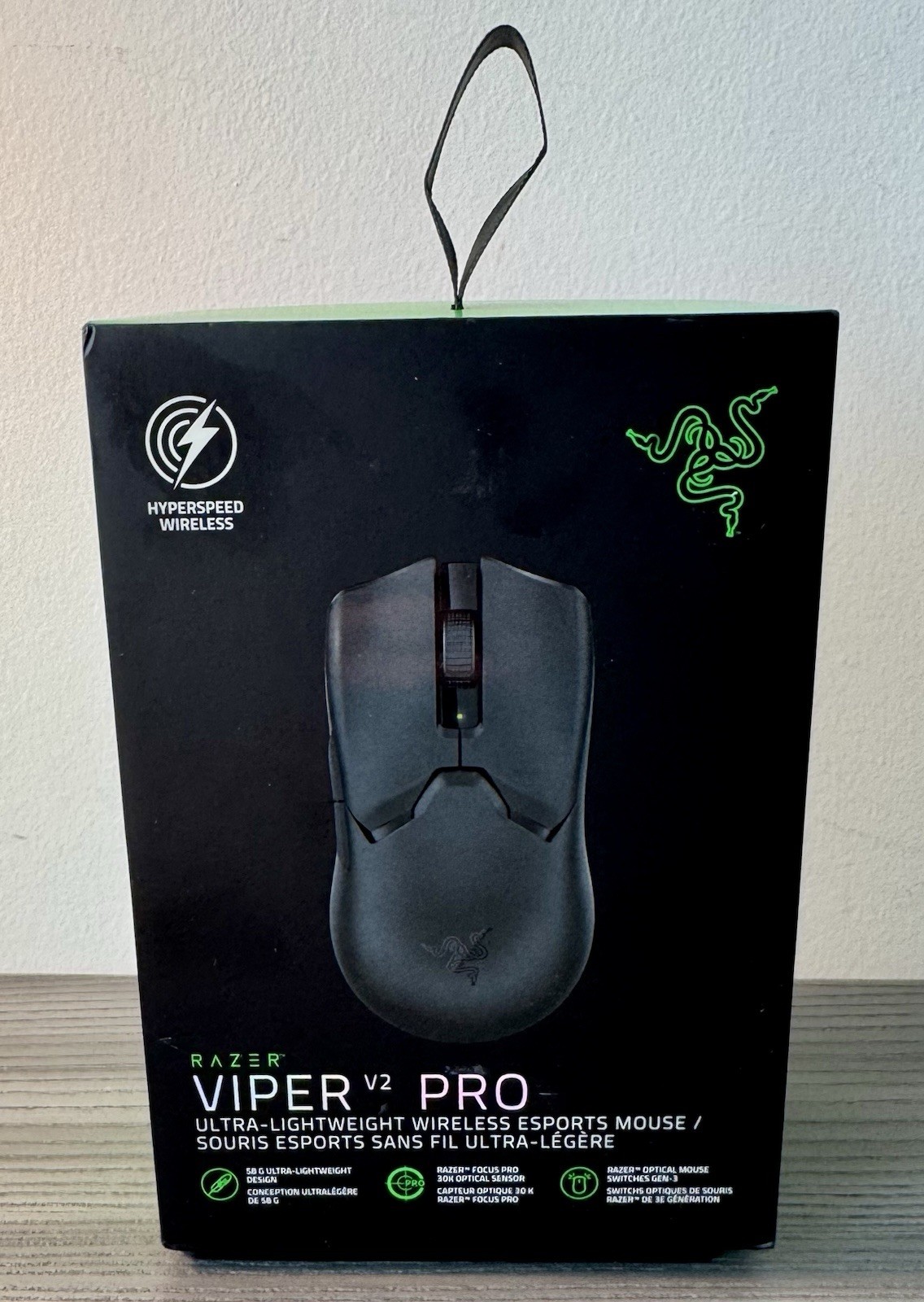 Razer Viper V2 Pro Wireless Optical Gaming Mouse - Black - Brand New