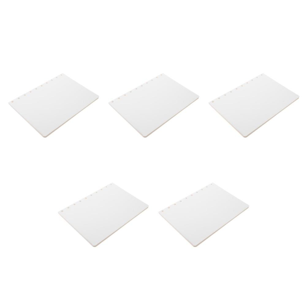 5pcs Sublimation Blank Journal with Mushroom Discs and Hard Cover