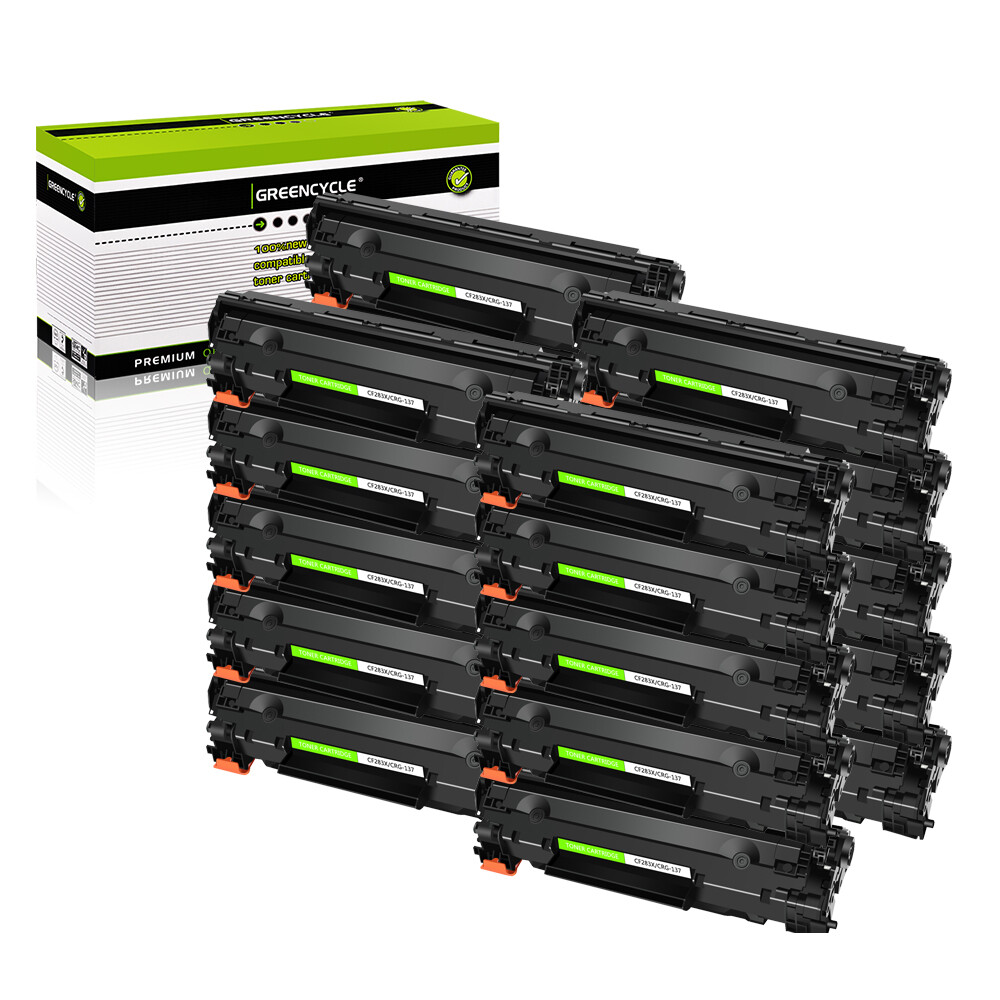 20PK CF283X Toner Fits for HP LaserJet Pro M201 M201dw M225dn M225dw MFP Printer