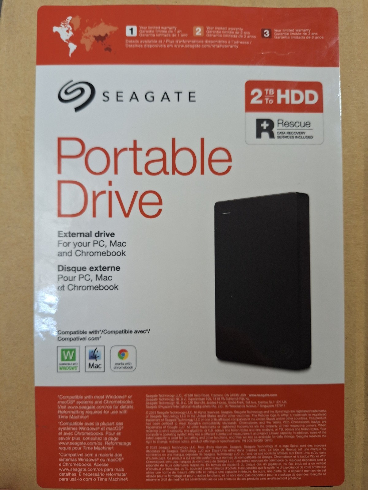 Seagate STGX2000400 2TB Portable External Hard Drive USB 3.0