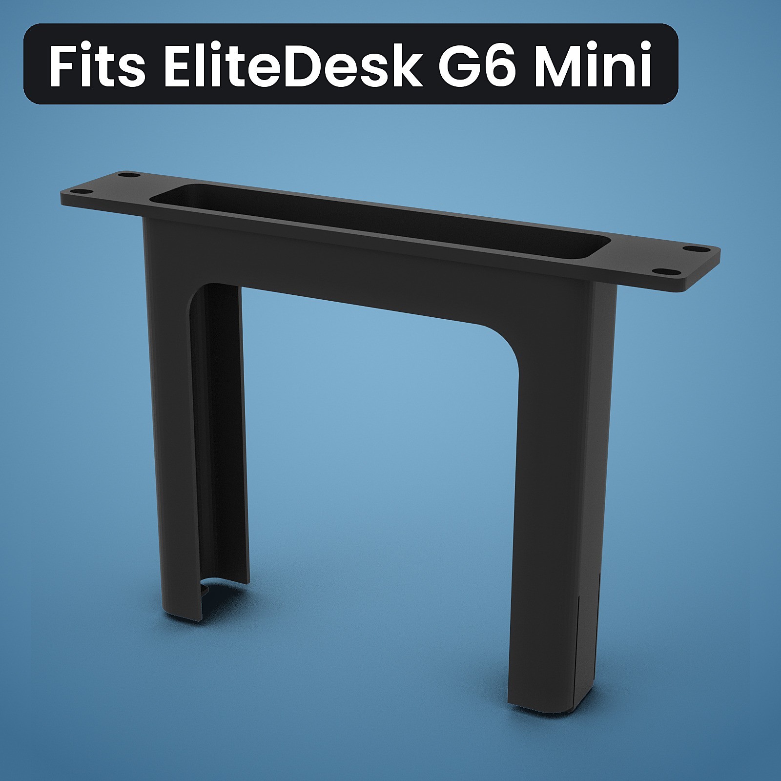 10 Inch 1U Rack Mount fits HP EliteDesk 800 G6 Mini ProDesk G6 PC 3D Printed