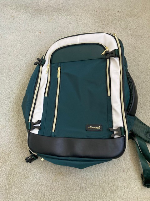 LOVEVOOK  Flight Approved Travel Backpack , 18" Laptop, 4Pcs Set