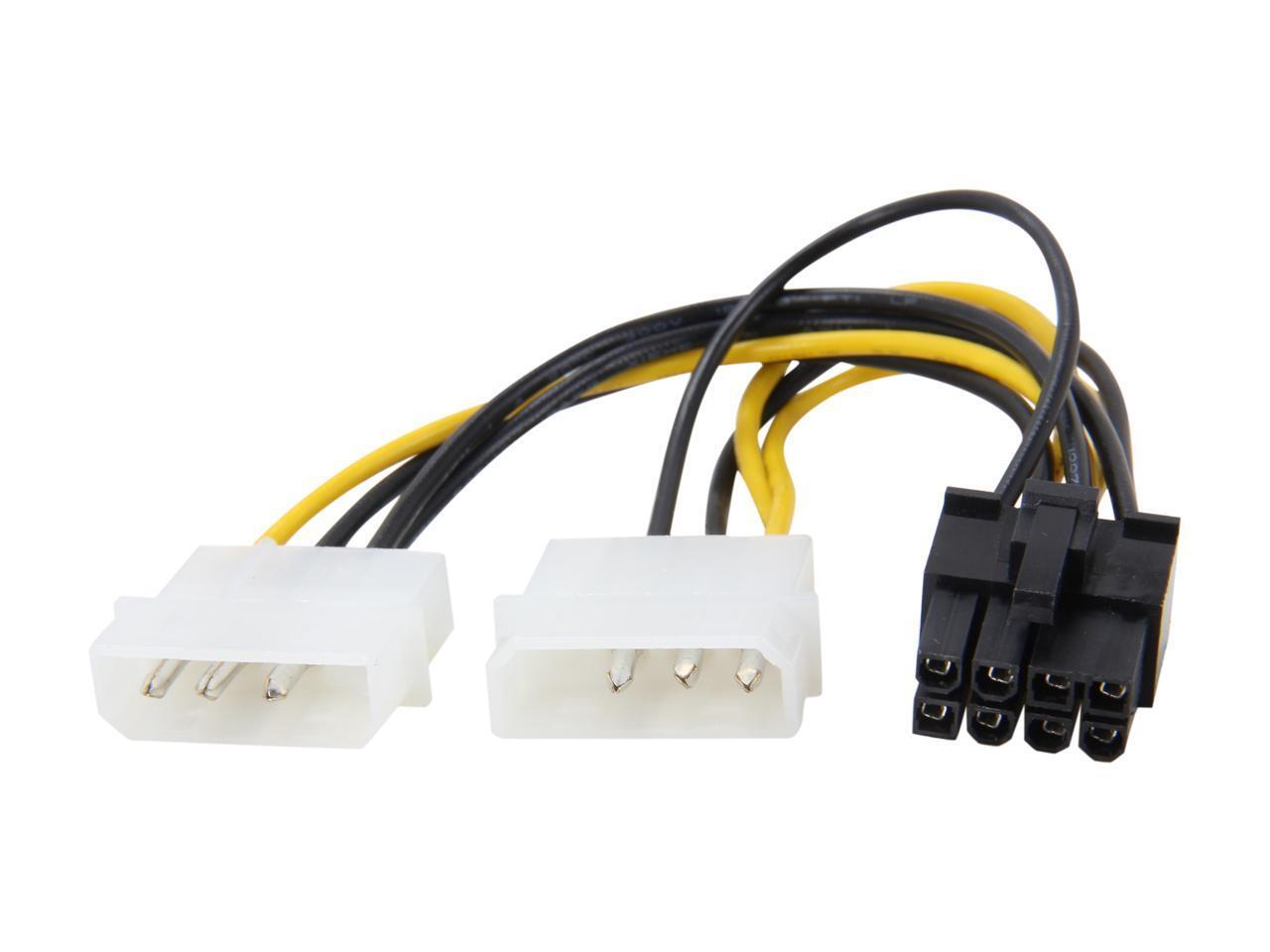 StarTech.com LP4PCIEX8ADP 6.1 in. LP4 to 8 Pin PCI Express Video Card Power Cabl