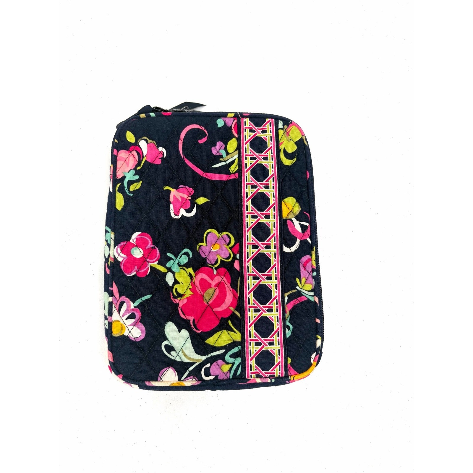 Vera Bradley Tablet eReader Mini iPad Kindle Holder Case "Ribbons" Zip Closure
