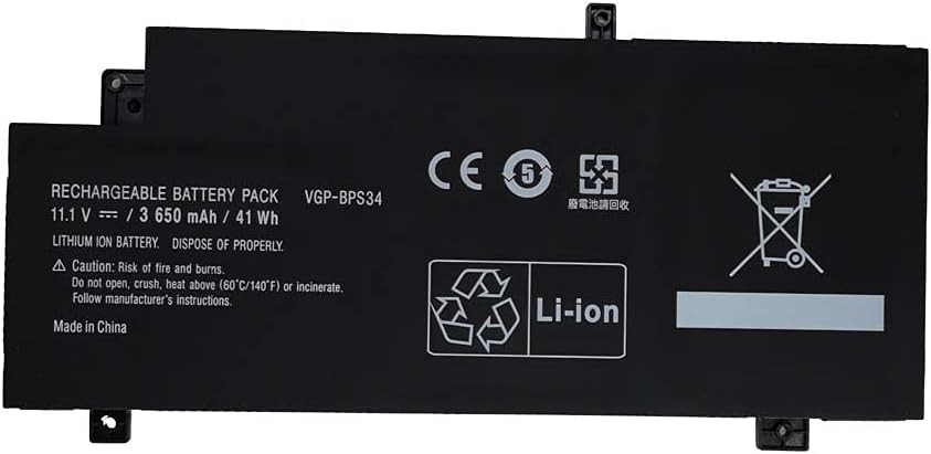 VGP BPS34 Replacement Laptop Battery Compatible with Vaio Fit 15 Touch Vgp