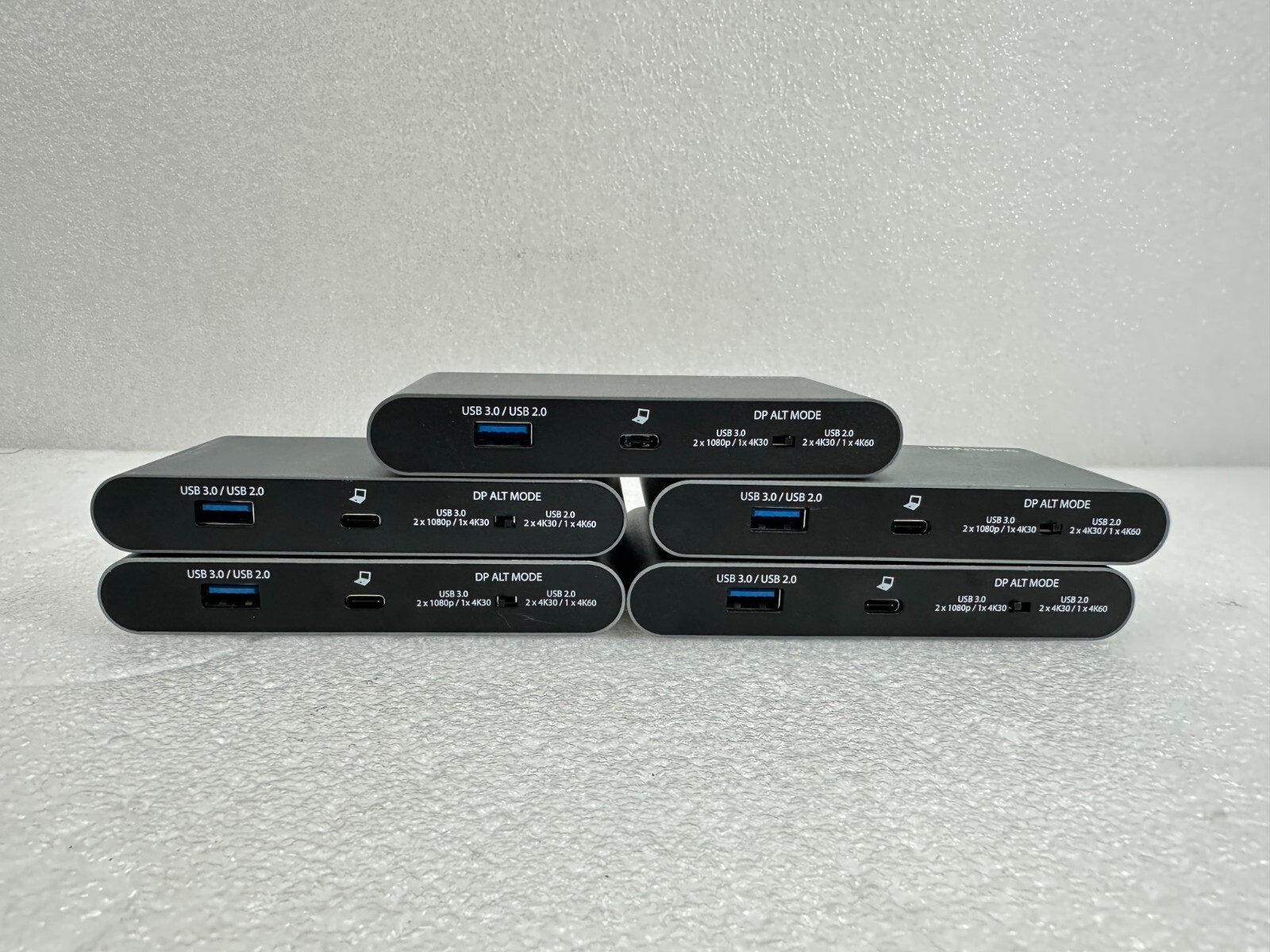 LOT OF 5 Startech.com DK30C2HAGPD USB C Multiport Adptr 2x4K HDMI  🚚
