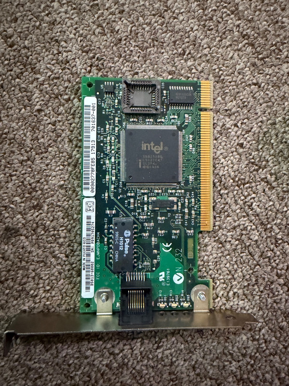 HP D5013-60002 10/100 PCI Network Interface Card (NIC)
