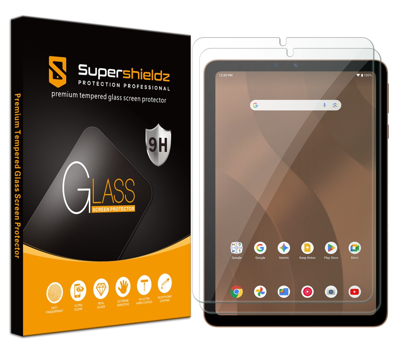 2X Supershieldz Tempered Glass Screen Protector for Onn 8.1 inch Tablet (2026)