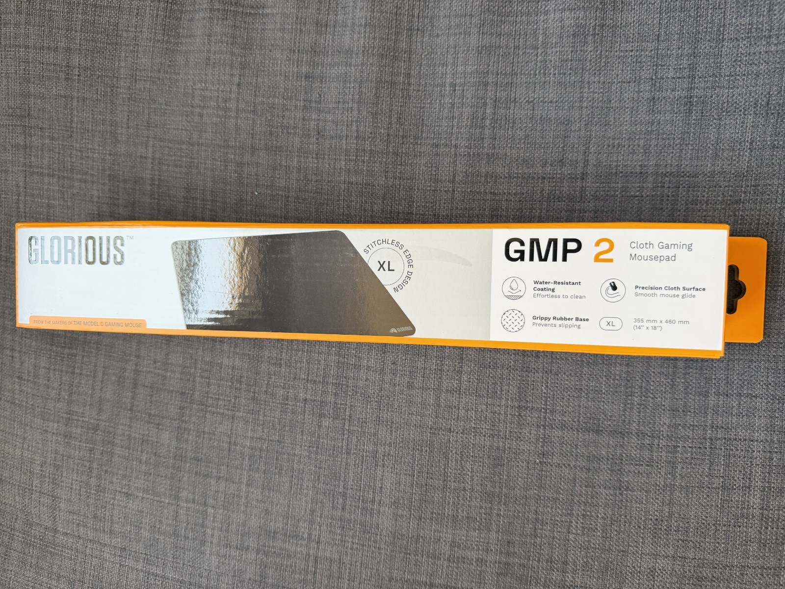 Glorious GMP 2 Gaming Mouse Pad Extended Desk Mat Black 24 x 14in BRAND NEW