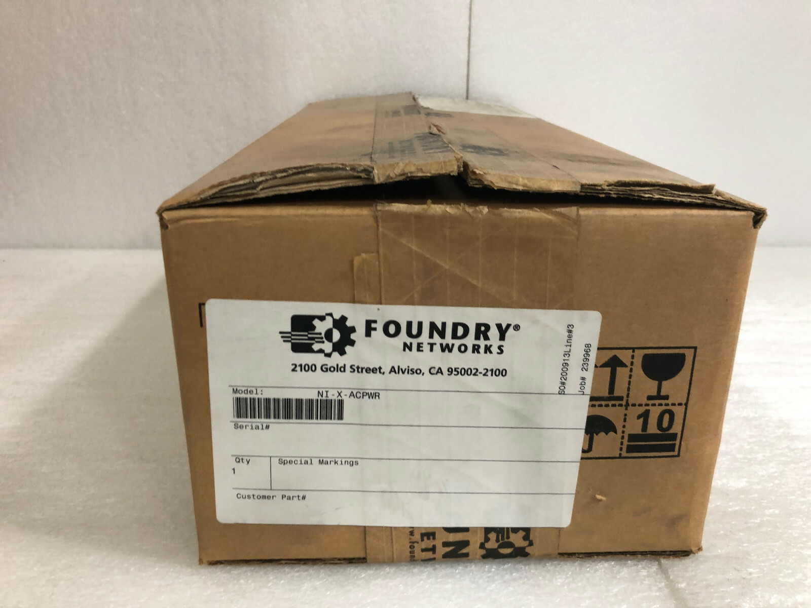 New Foundry Brocade NI-X-ACPWR Netiron MLX8 MLX16 AC Power Supply