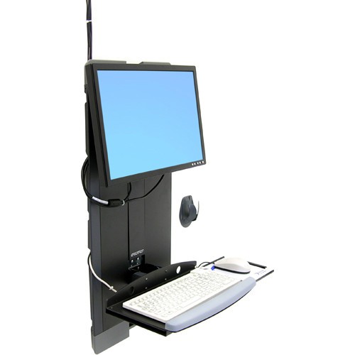 Ergotron StyleView 60-593-195 Vertical Mount Lift for 24" Display Monitor
