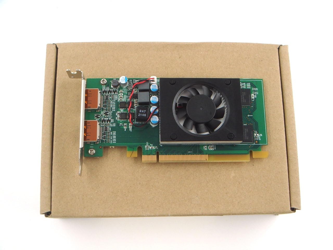 Video Card AMD Radeon R520 2GB DDR5 Dual Display Port -low profile SFF  *Used*