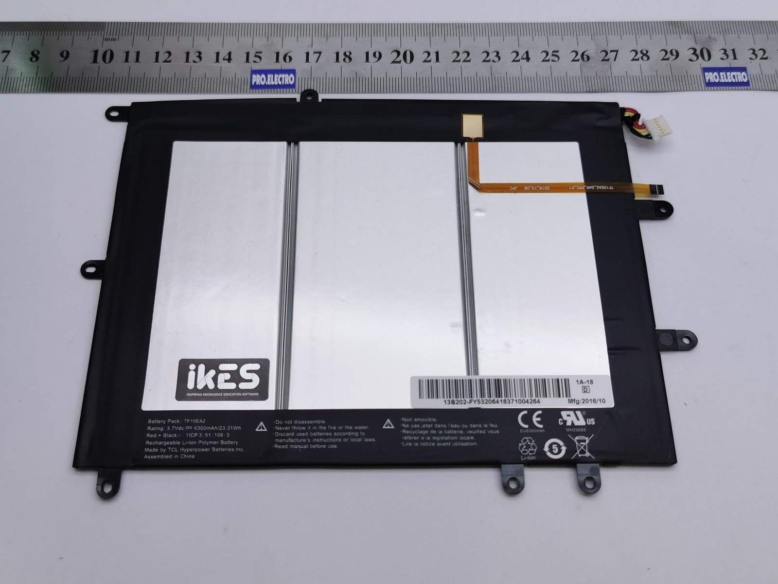 PRO ELECTRO TF10EA2 TerraTab CaseBook Tablet Battery