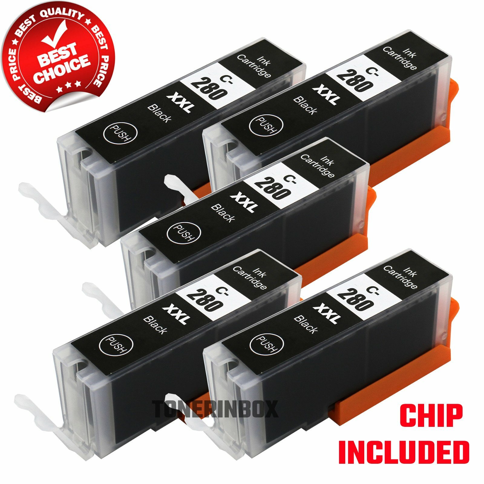 PGI-280XXL PGI280 XXL Bk Ink for Canon PIXMA TS6120 TR7520 TS8120 TS9120 TS9520