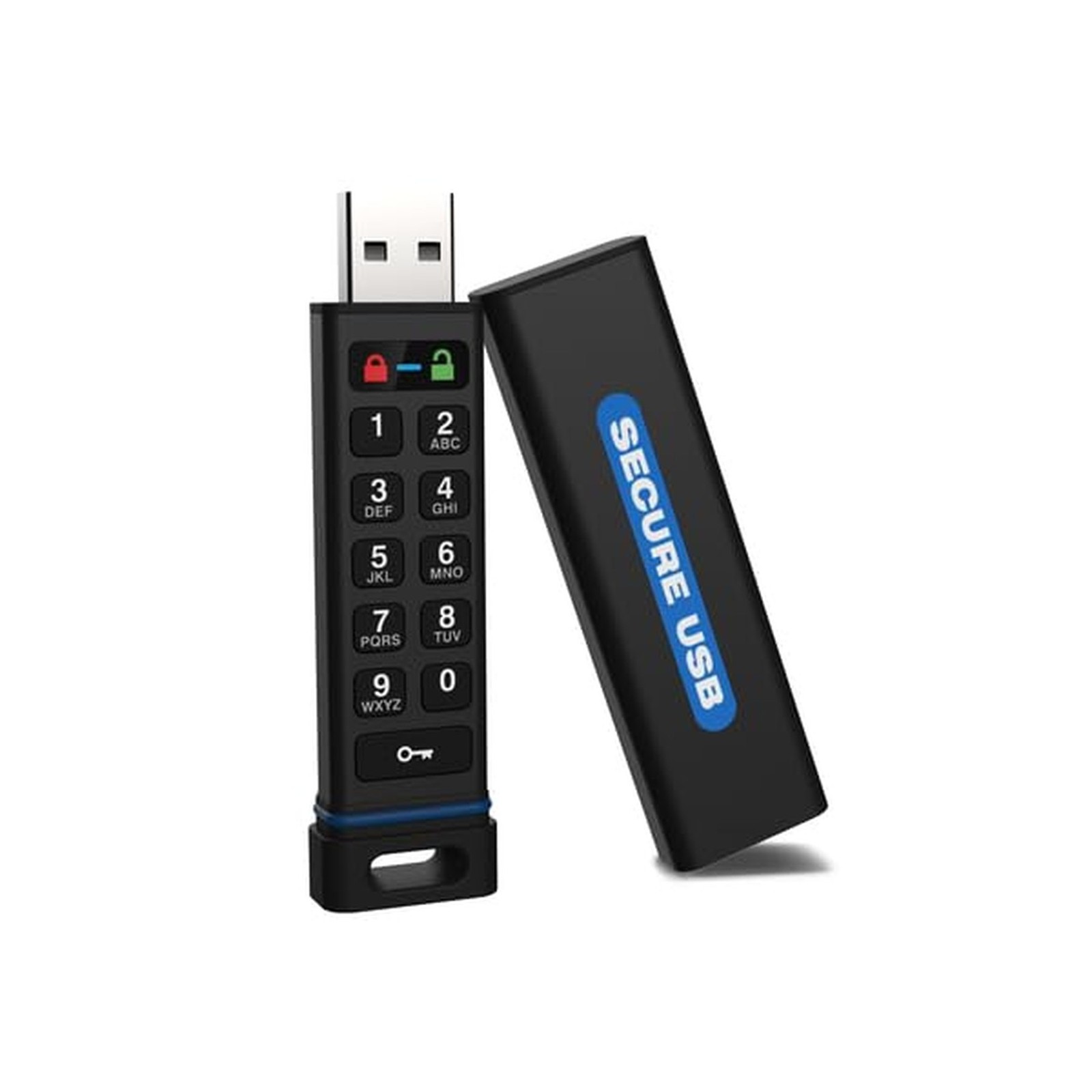SecureData SecureUSB KP 128GB Hardware Encrypted USB 3.0 Flash Drive FIPS 140...
