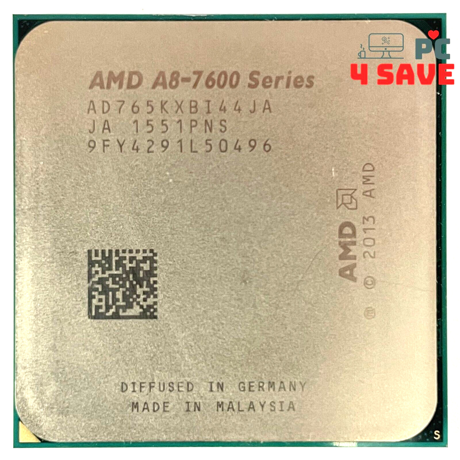 AMD A8-7650K 3.30GHz 4-Core Socket FM2+ Desktop CPU Processor AD765KXBI44JA 95W