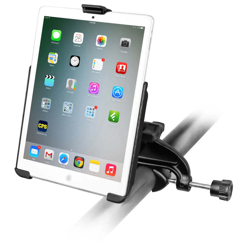 RAM-B-121-AP14U RAM EZ-Roll'r™ Cradle Yoke Clamp Mount for Apple iPad mini 1-2-3